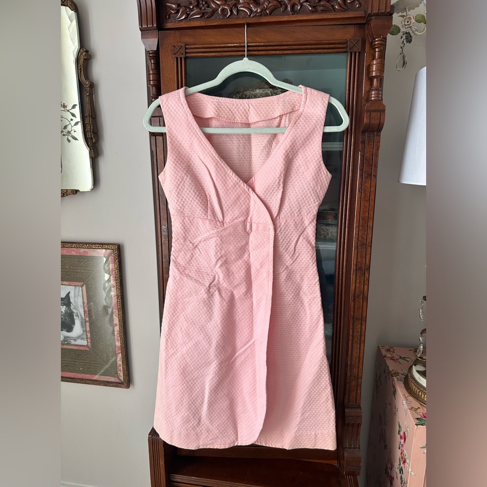 Vintage Handmade Light Pink Mini Dress - XS